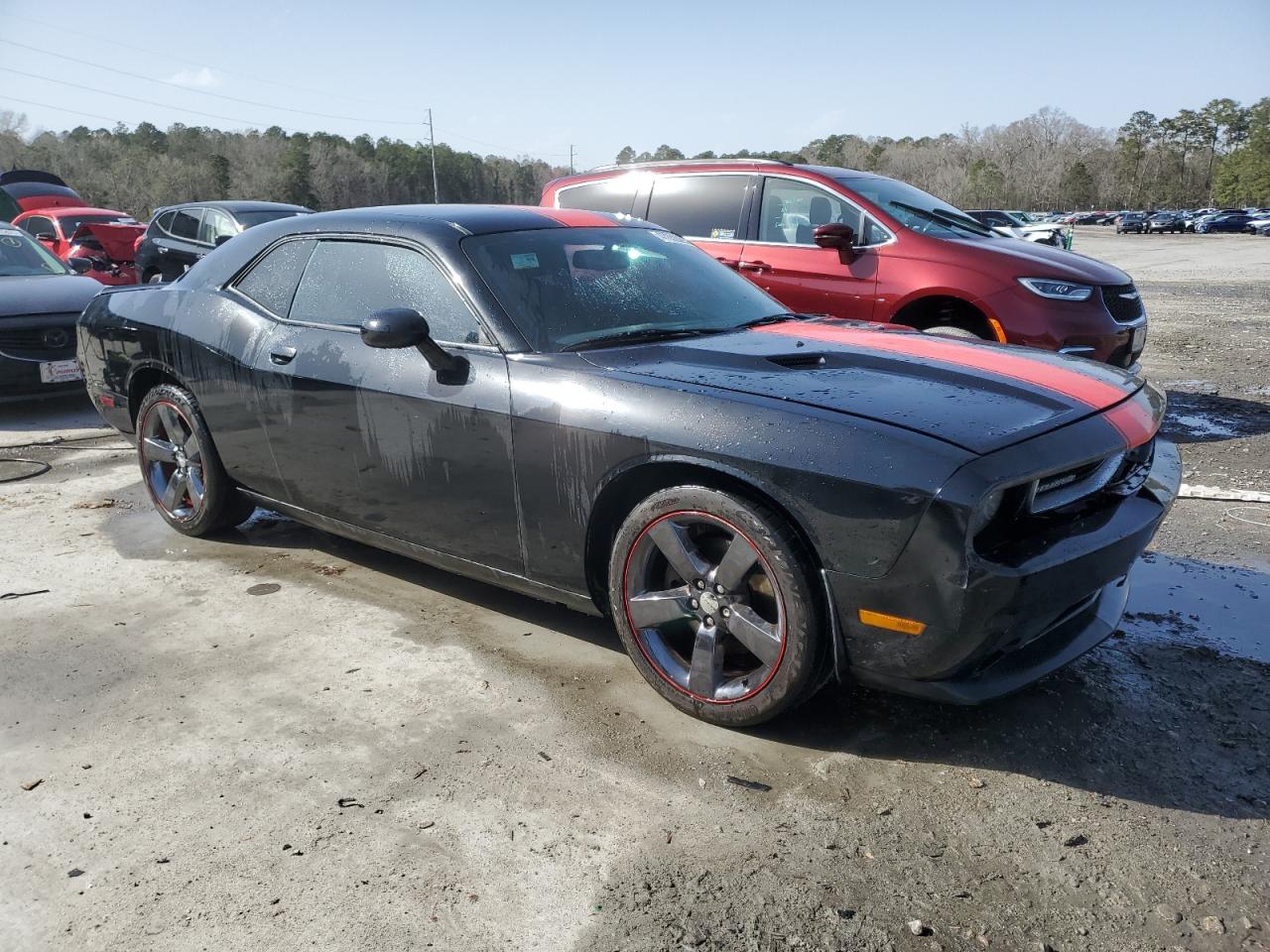 2012 Dodge Challenger VIN 2C3CDYAG1CH259421 Copart auction photo, front end / rear end damage thumbnail 4