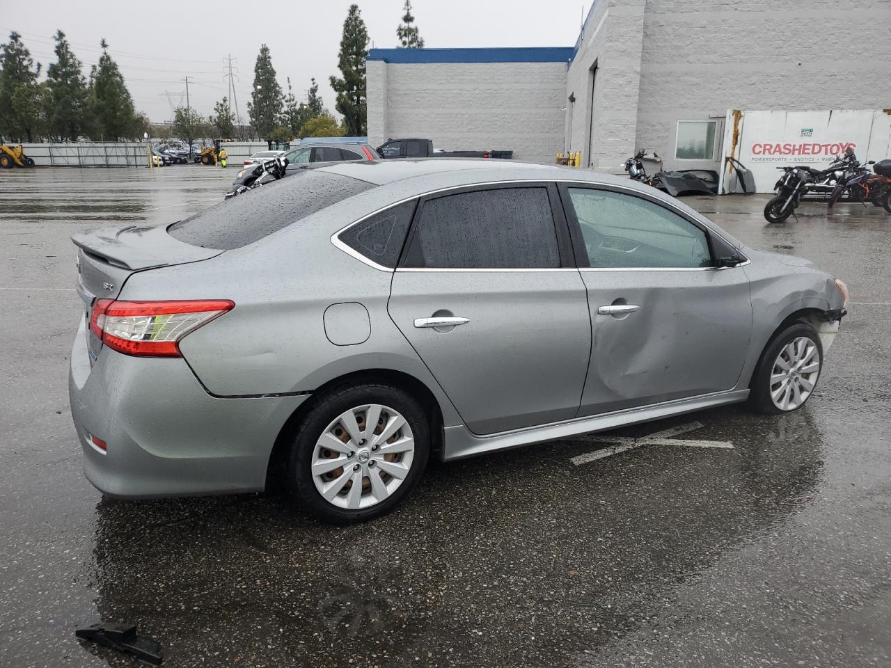 2014 Nissan Sentra VIN 3N1AB7AP1EY301427 Copart auction photo, undercarriage / all over damage thumbnail 3