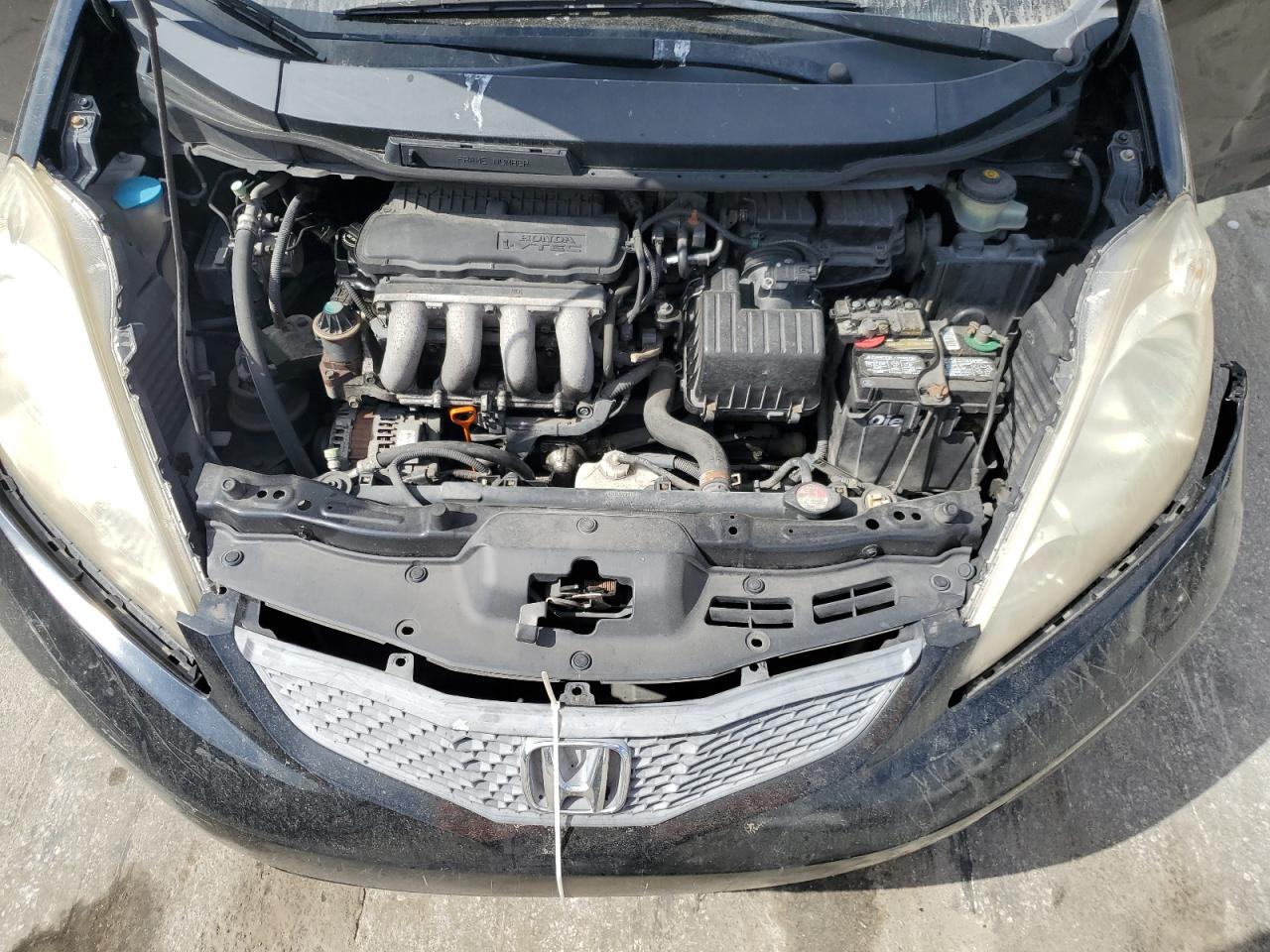 2010 Honda Fit VIN JHMGE8H4XAC006019 Copart auction photo, front end / side damage thumbnail 12