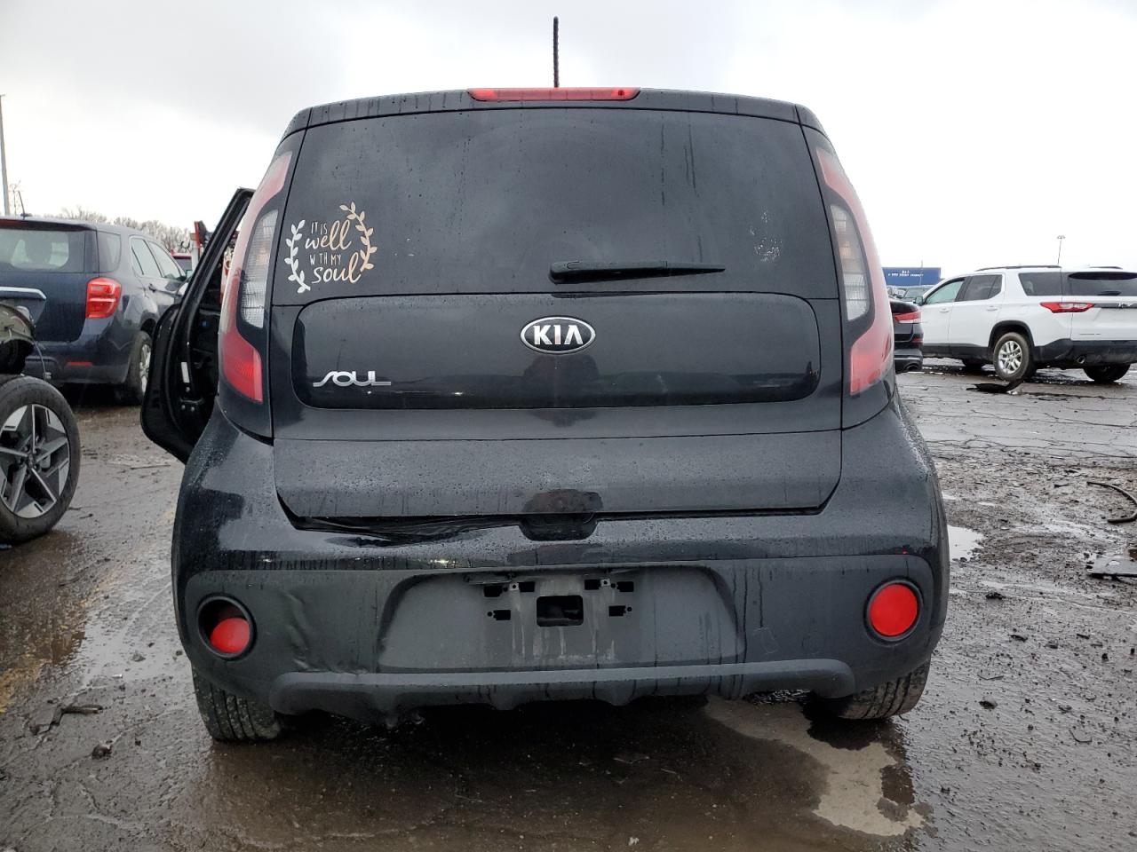 2018 KIA Soul VIN KNDJN2A25J7905148 Copart auction photo, burn - engine / missing/altered vin damage thumbnail 6