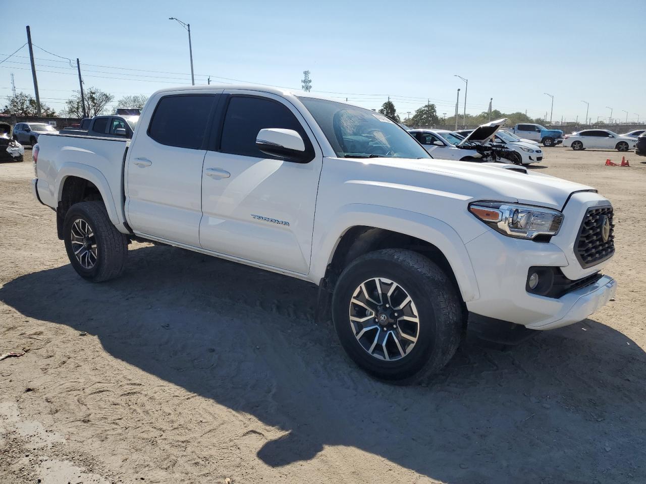2020 Toyota Tacoma VIN 5TFCZ5AN2LX214297 Copart auction photo, front end damage thumbnail 4