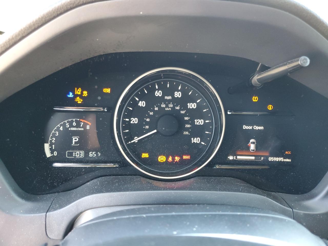 2019 Honda HR-V VIN 3CZRU6H56KM740970 Copart auction photo, front end damage thumbnail 9