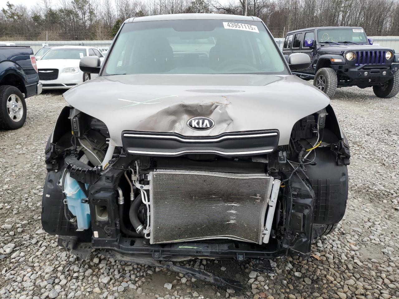 2019 KIA Soul VIN KNDJN2A29K7015463 Copart auction photo, front end damage thumbnail 5