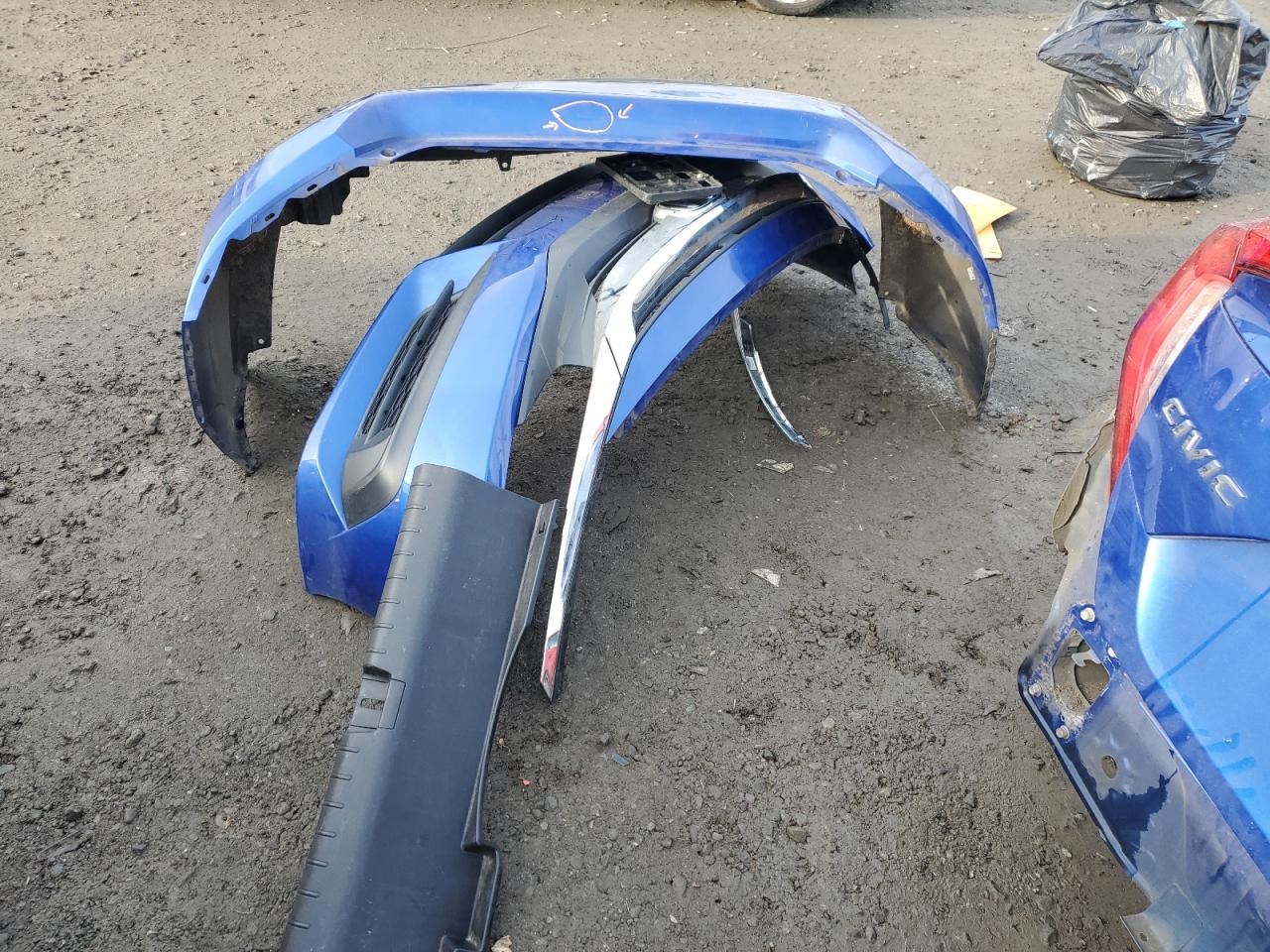 2018 Honda Civic VIN 2HGFC2F59JH507963 Copart auction photo, front end damage thumbnail 14