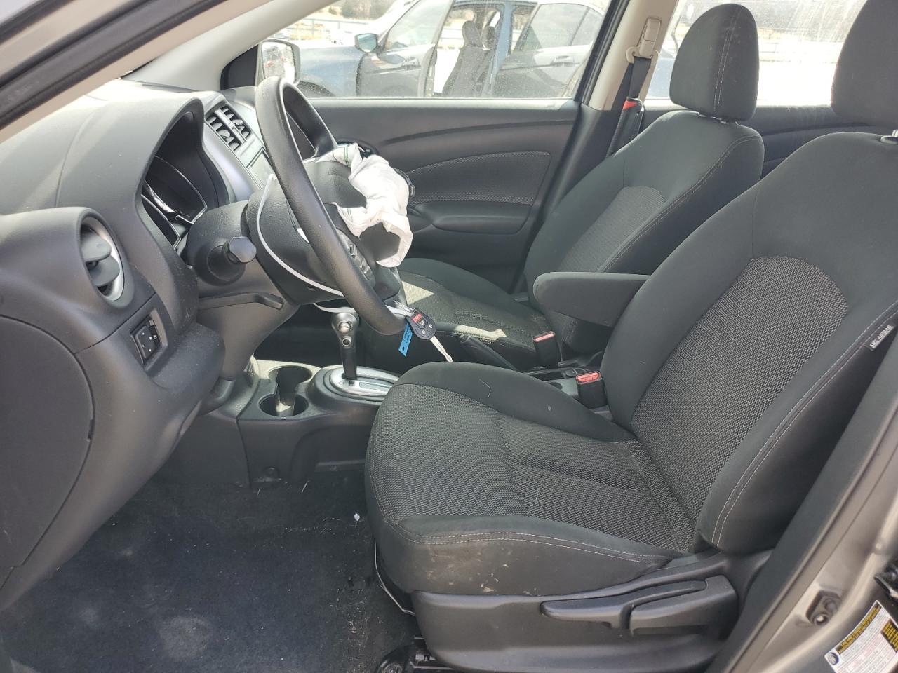 2019 Nissan Versa VIN 3N1CN7AP7KL850154 Copart auction photo, front end / side damage thumbnail 7