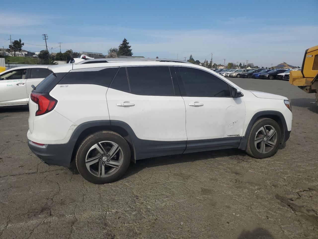 2019 GMC Terrain VIN 3GKALVEV9KL237075 Copart auction photo, side damage thumbnail 3