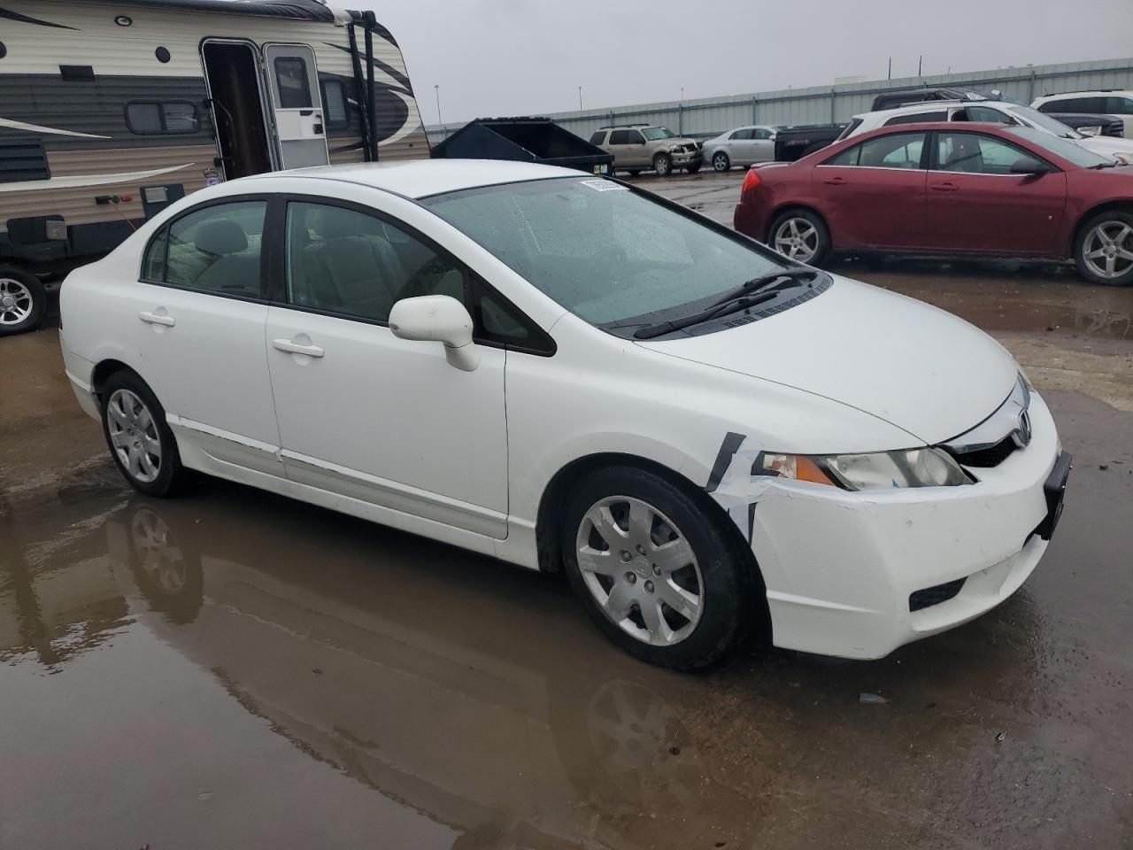 2011 Honda Civic VIN 19XFA1F50BE046194 Copart auction photo, front end / minor dent/scratches damage thumbnail 4