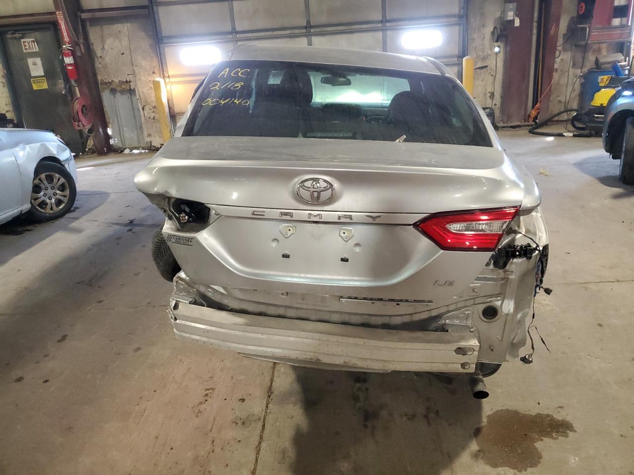 2018 Toyota Camry VIN 4T1B11HK2JU004140 Copart auction photo, all over / undercarriage damage thumbnail 6