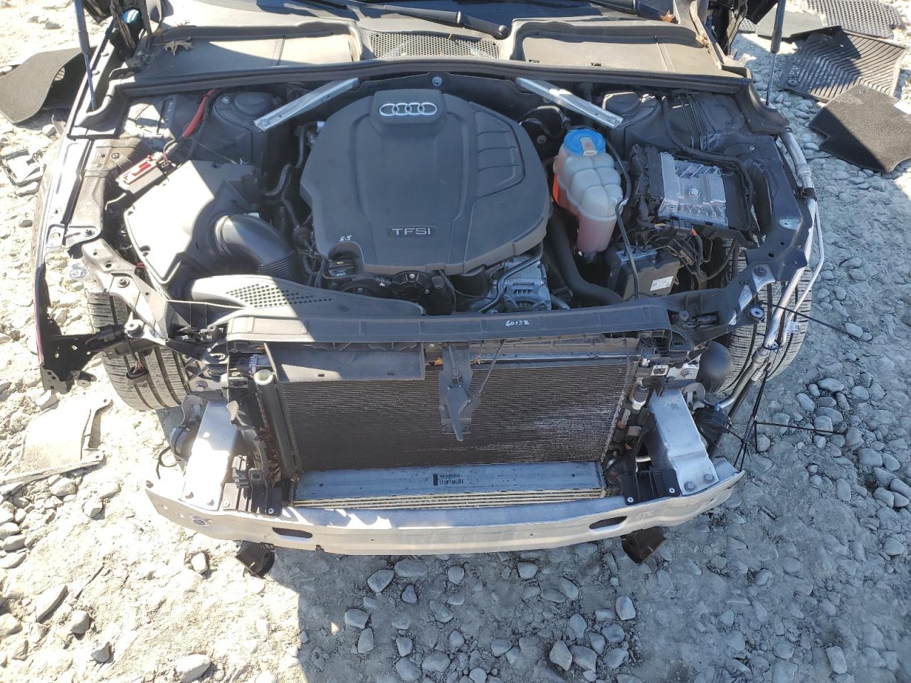2018 Audi A4 VIN WAUENAF42JN018847 Copart auction photo, front end / side damage thumbnail 12