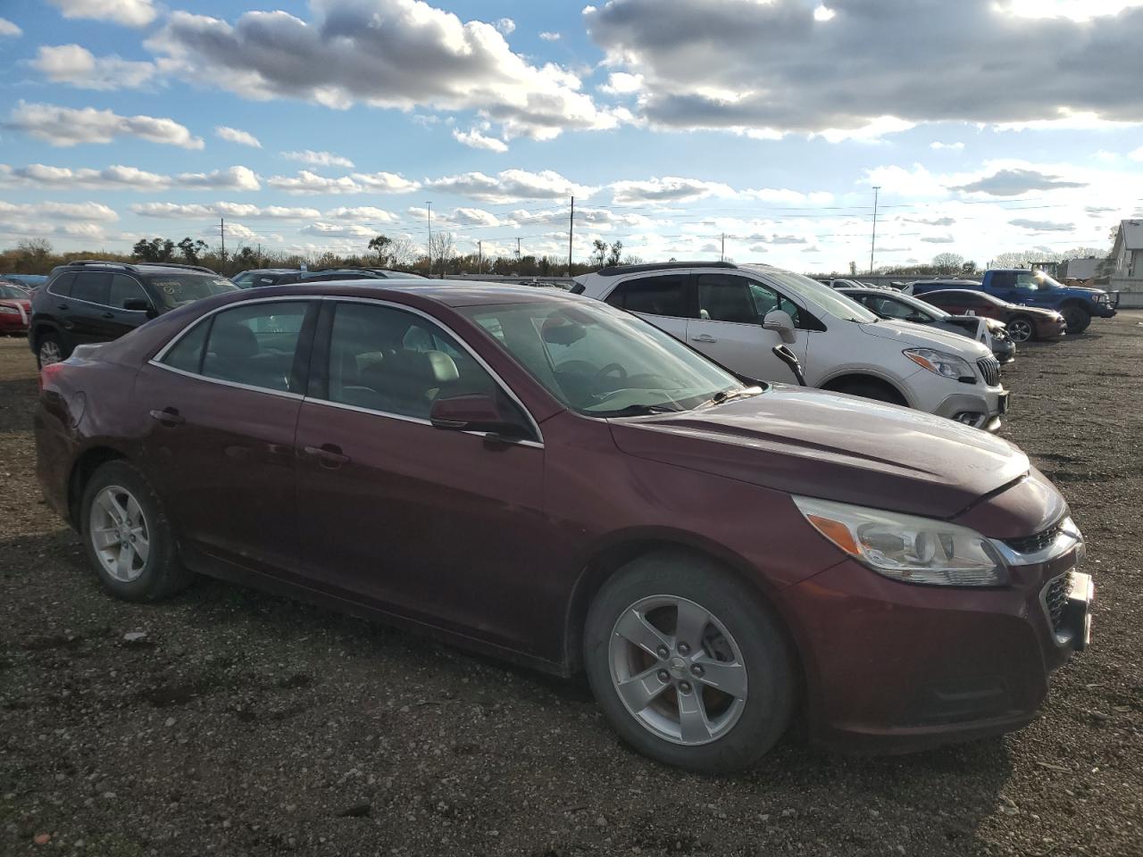 2015 Chevrolet Malibu VIN 1G11C5SL3FF158203 Copart auction photo, front end damage thumbnail 4