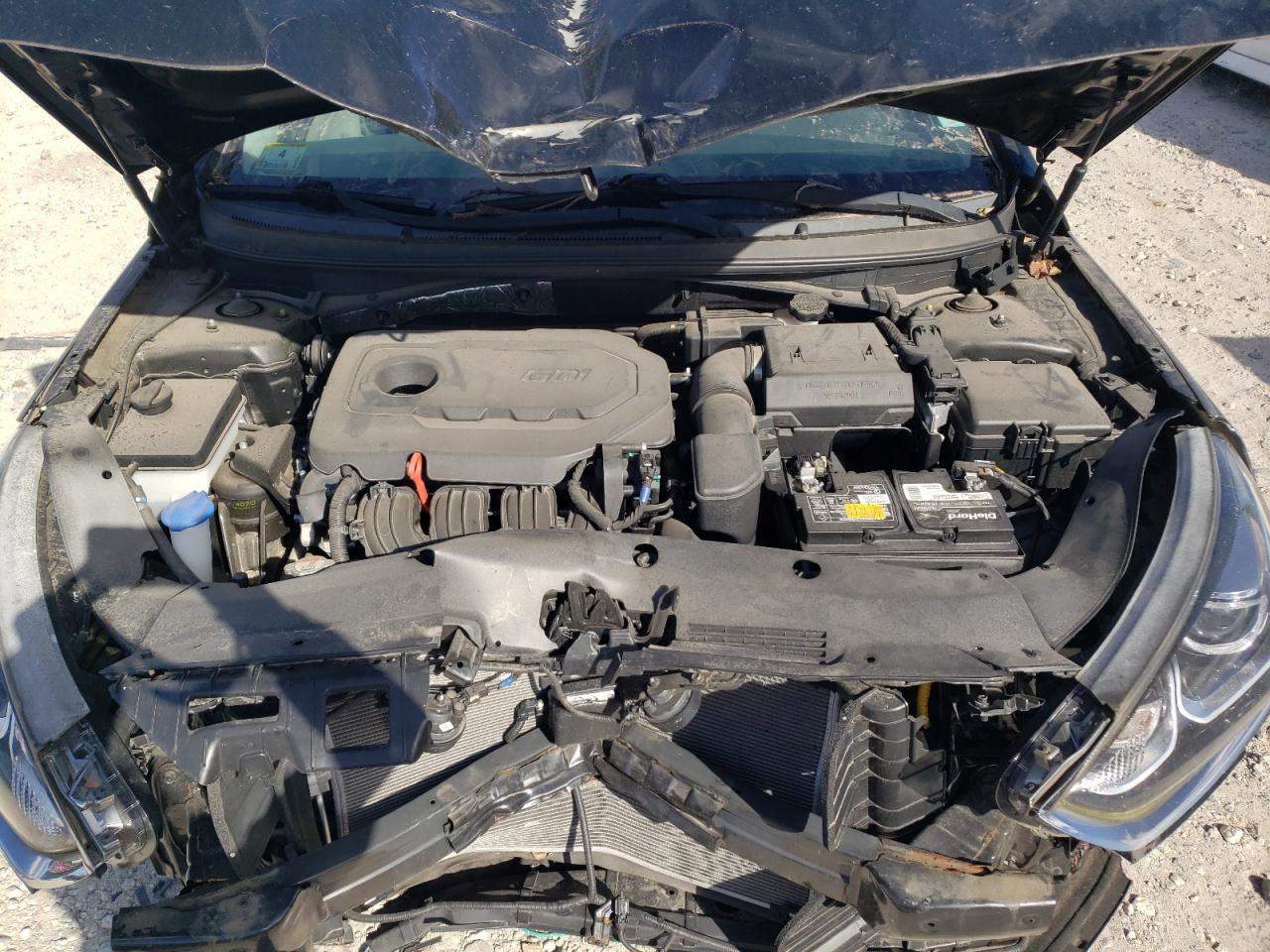 2019 Hyundai Sonata VIN 5NPE34AF8KH732910 Copart auction photo, front end damage thumbnail 11