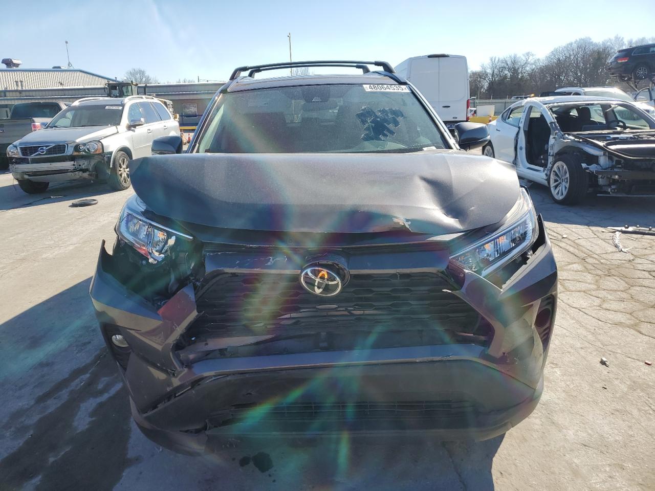2021 Toyota RAV 4 VIN 2T3P1RFV7MC247313 Copart auction photo, front end damage thumbnail 5