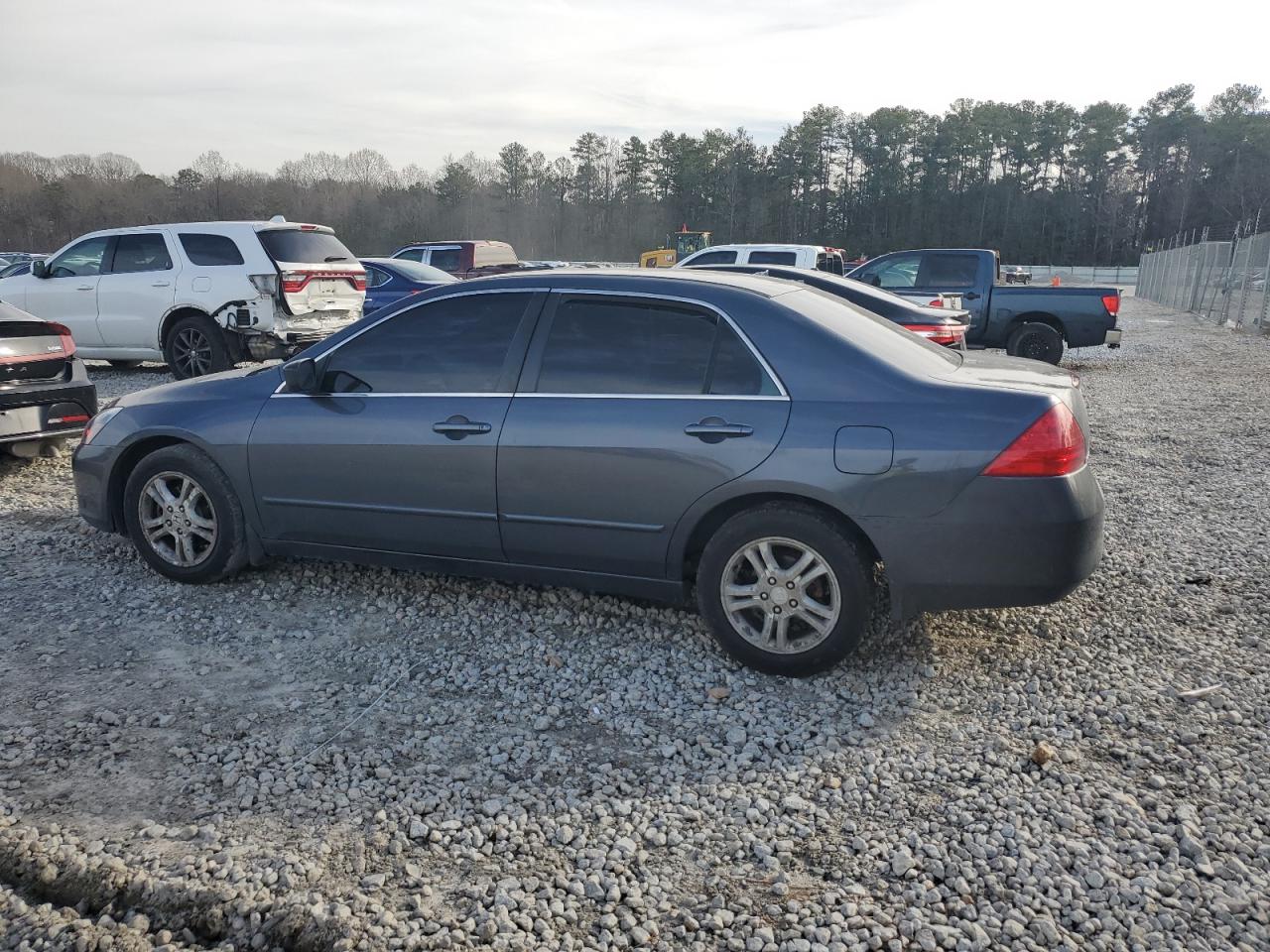 2007 Honda Accord VIN 1HGCM56357A201267 Copart auction photo, front end / rear end damage thumbnail 2