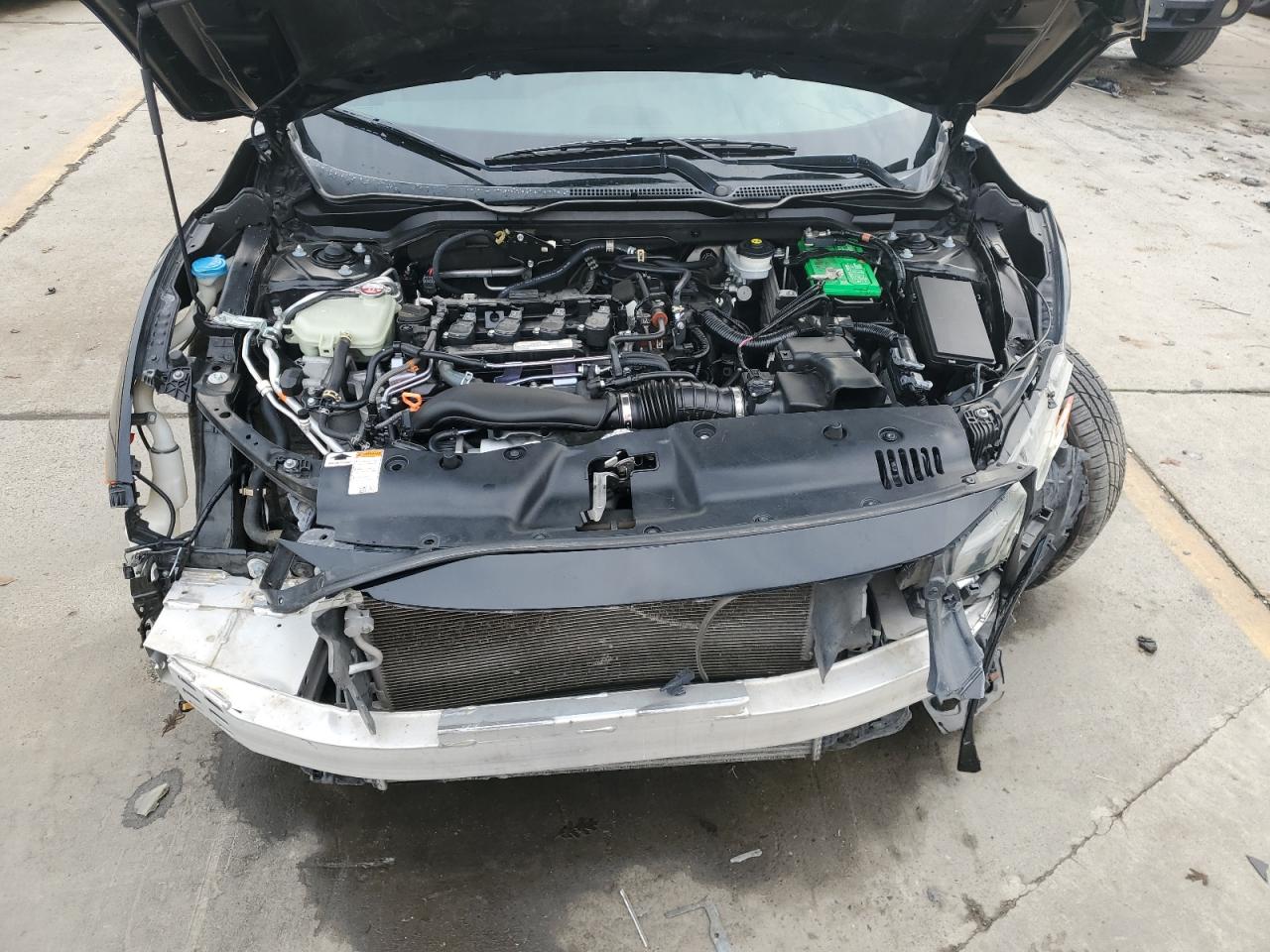 2019 Honda Civic VIN 2HGFC1E55KH705131 Copart auction photo, all over damage thumbnail 11
