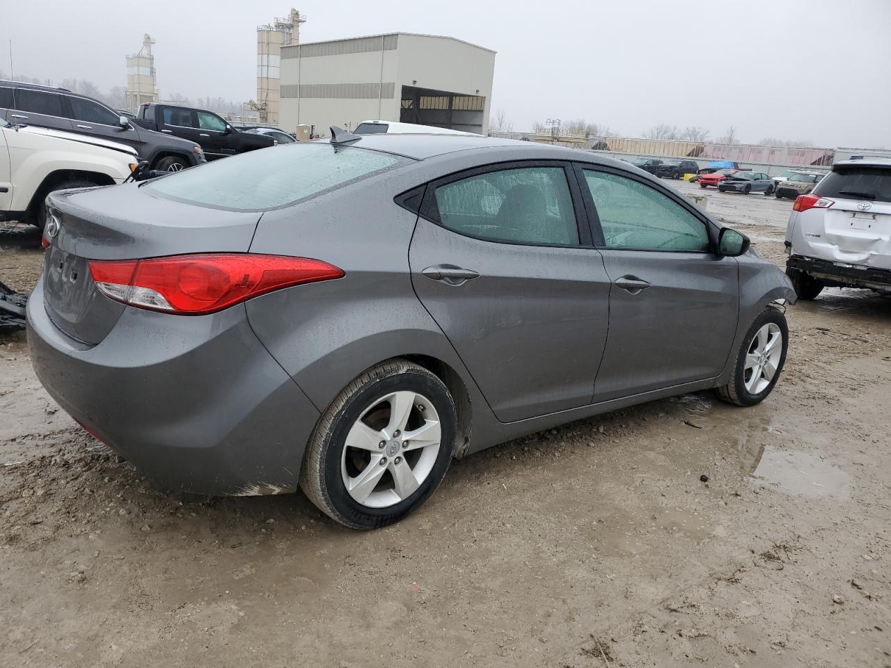 2013 Hyundai Elantra VIN 5NPDH4AE3DH168705 Copart auction photo, front end damage thumbnail 3