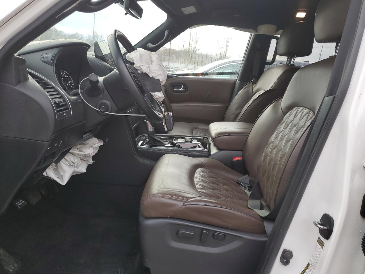 2021 Nissan Armada VIN JN8AY2CD5M9661343 Copart auction photo, side / front end damage thumbnail 7
