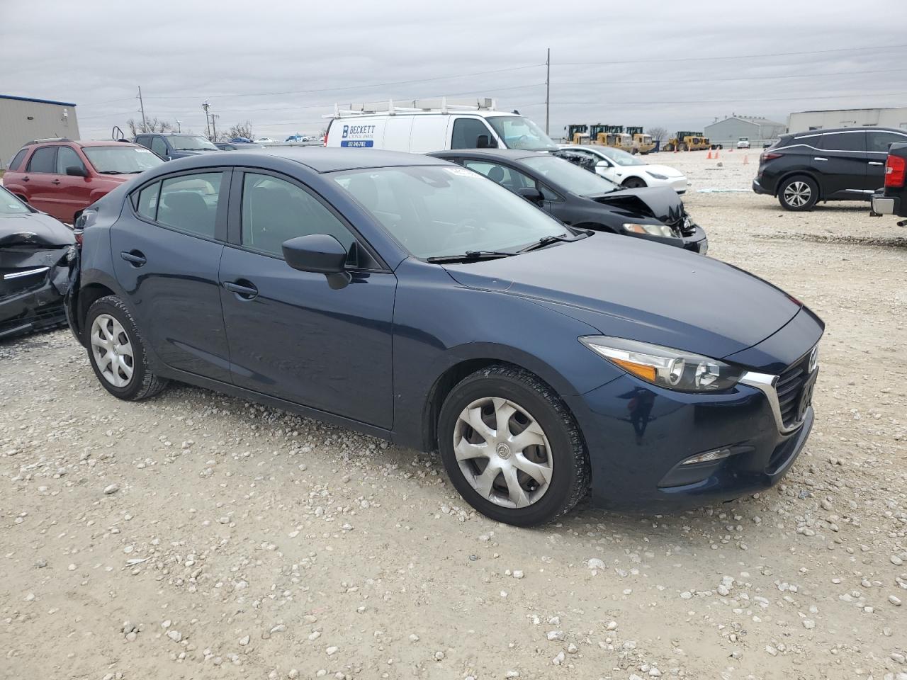 2018 Mazda 3 VIN 3MZBN1U71JM179927 Copart auction photo, rear end damage thumbnail 4
