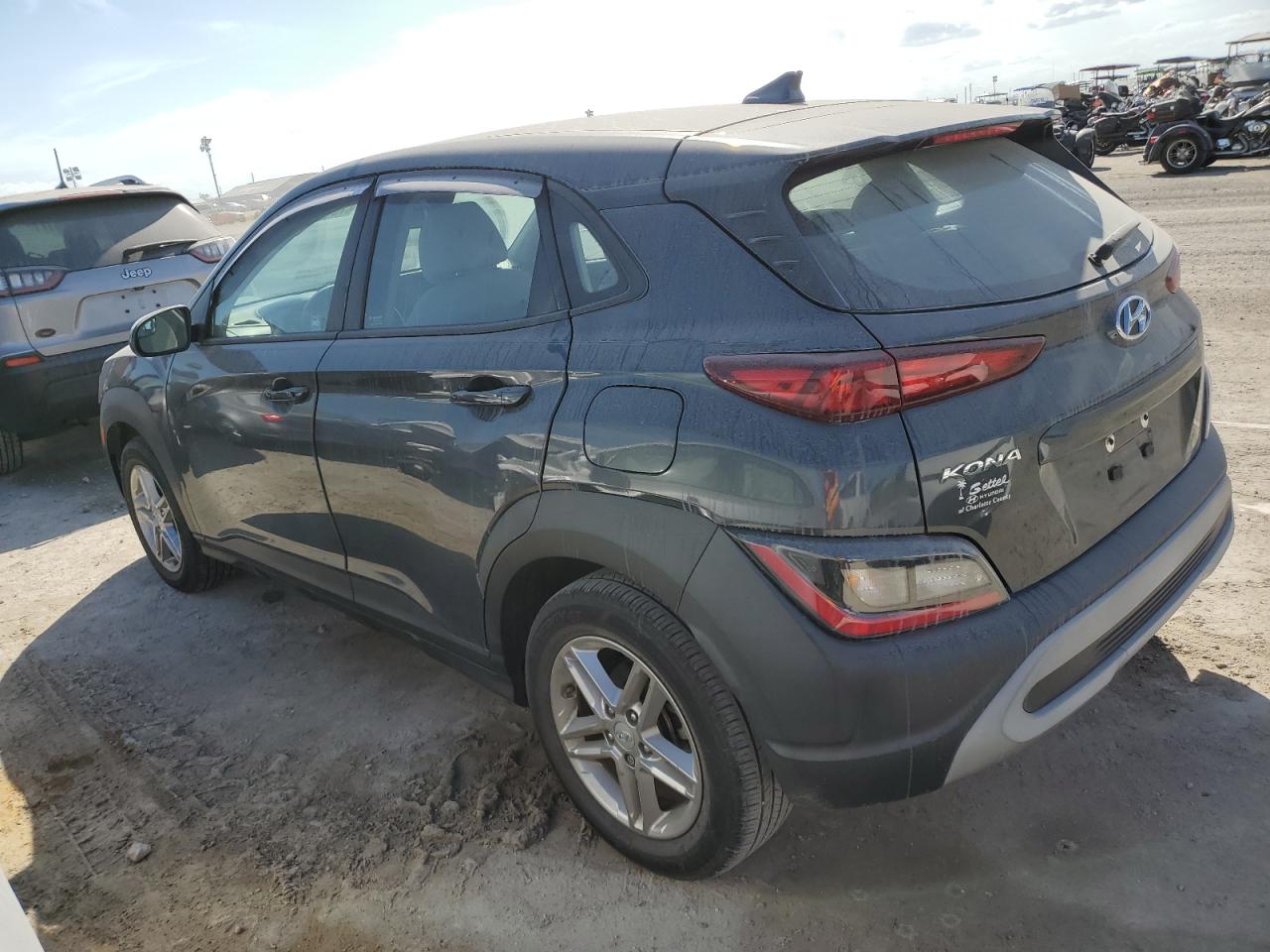 2022 Hyundai Kona VIN KM8K22AB0NU793388 Copart auction photo, water/flood damage thumbnail 2