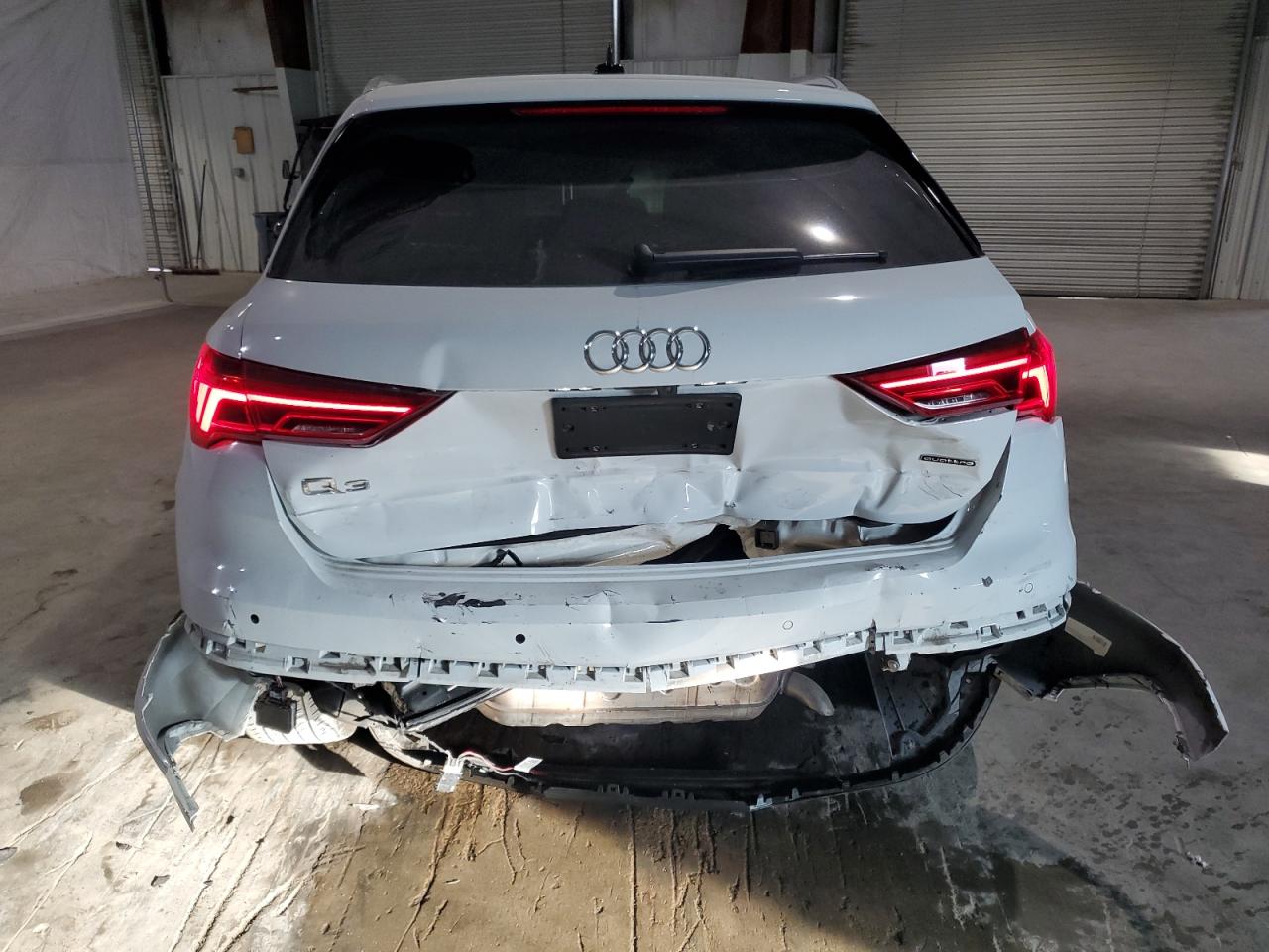 2020 Audi Q3 VIN WA1AECF30L1071331 Copart auction photo, rear end / front end damage thumbnail 6