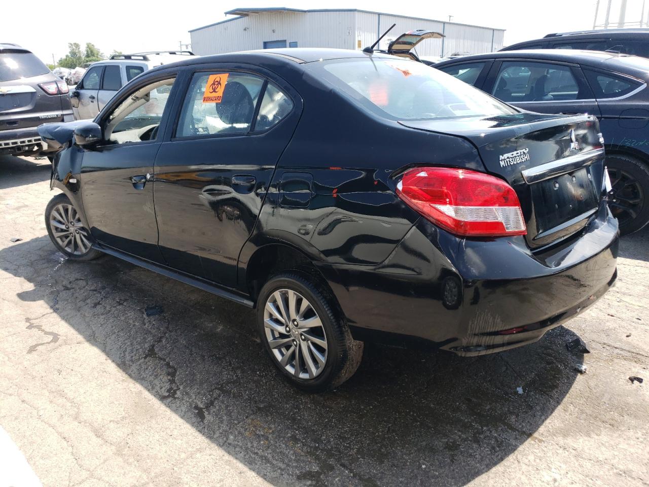 2019 Mitsubishi Mirage VIN ML32F3FJ2KHF09249 Copart auction photo, all over damage thumbnail 2