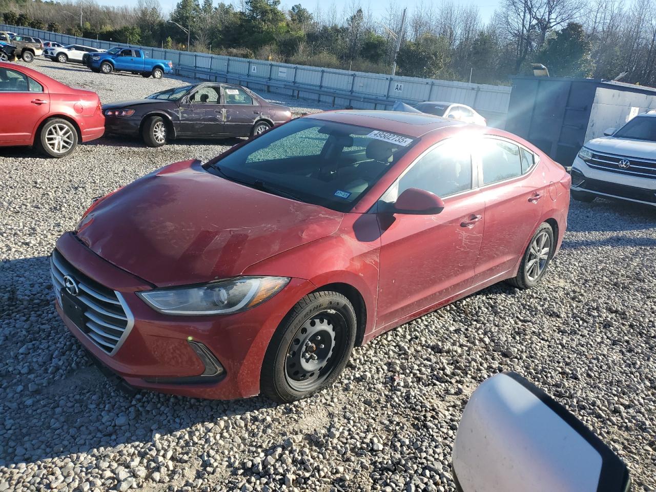 2017 Hyundai Elantra VIN KMHD84LF5HU261822