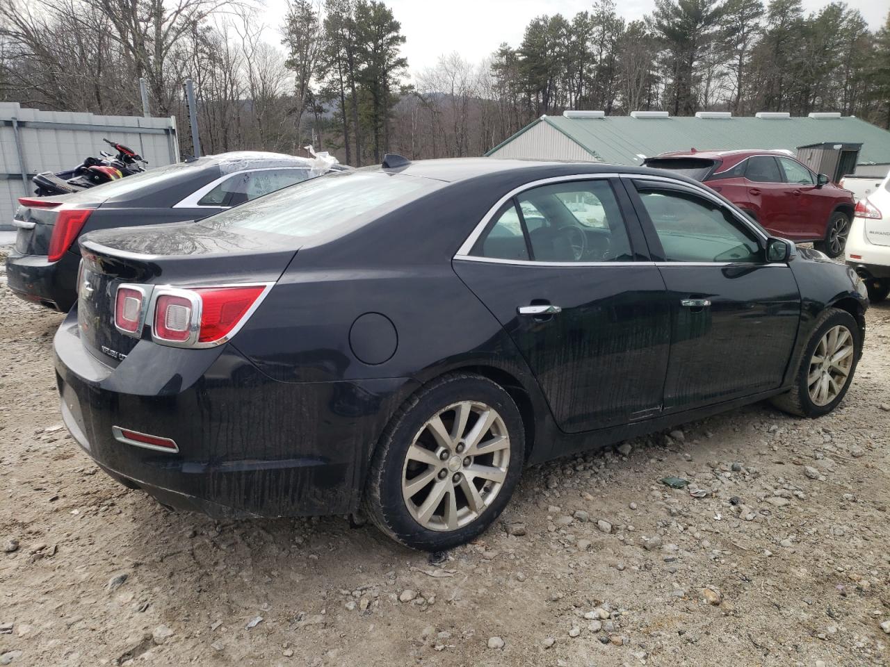 2013 Chevrolet Malibu VIN 1G11H5SA0DF138679 Copart auction photo, front end / undercarriage damage thumbnail 3