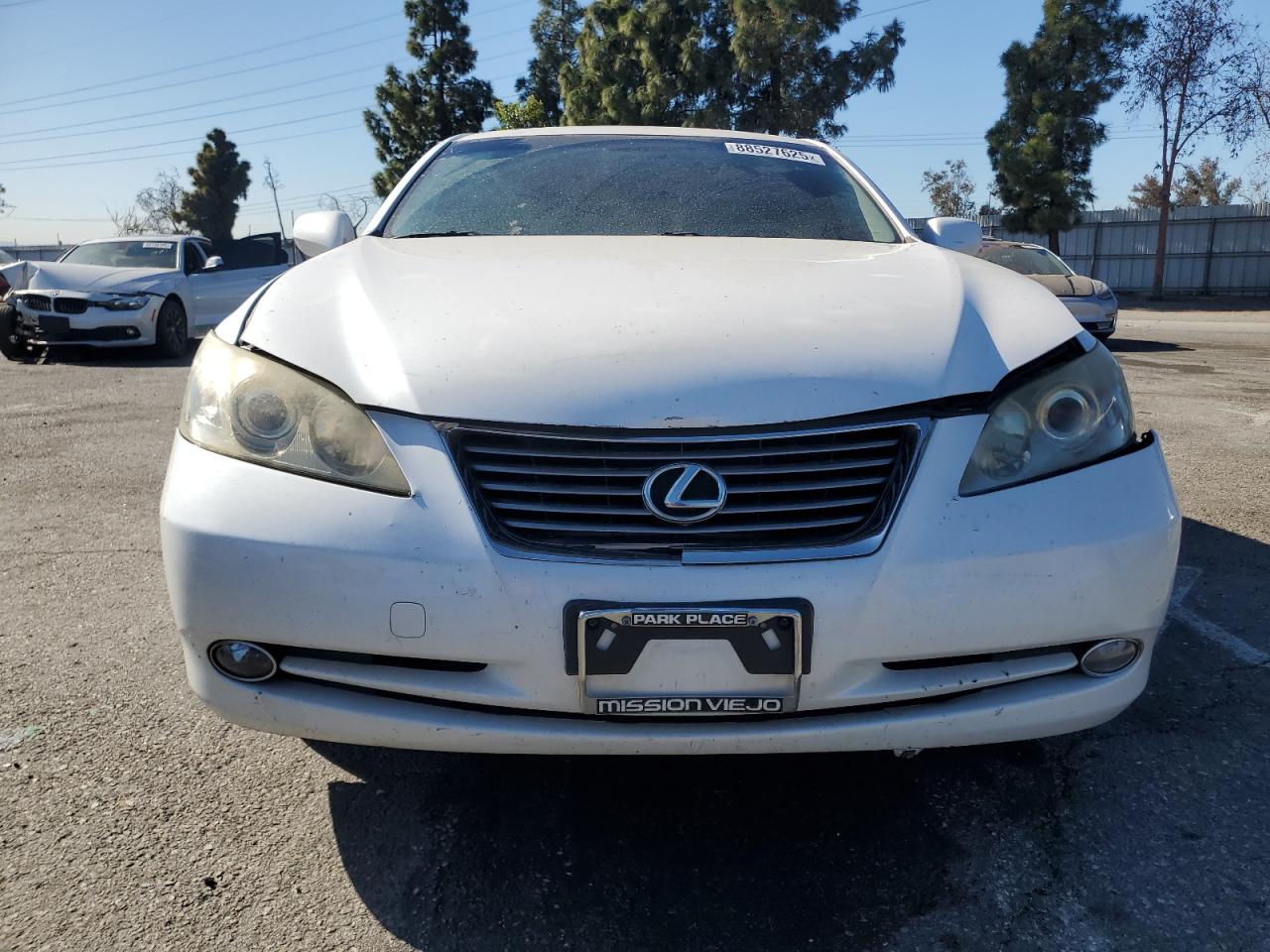 2009 Lexus ES VIN JTHBJ46GX92333503 Copart auction photo, rear end / mechanical damage thumbnail 5
