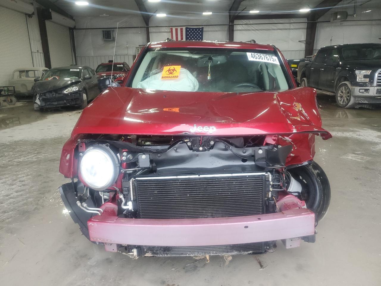 2014 Jeep Liberty (Patriot) VIN 1C4NJPFB5ED512468 Copart auction photo, front end / side damage thumbnail 5