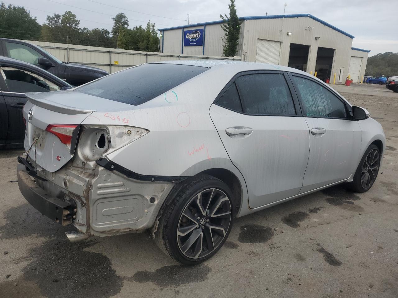 2014 Toyota Corolla VIN 2T1BURHE6EC128158 Copart auction photo, water/flood / rear end damage thumbnail 3