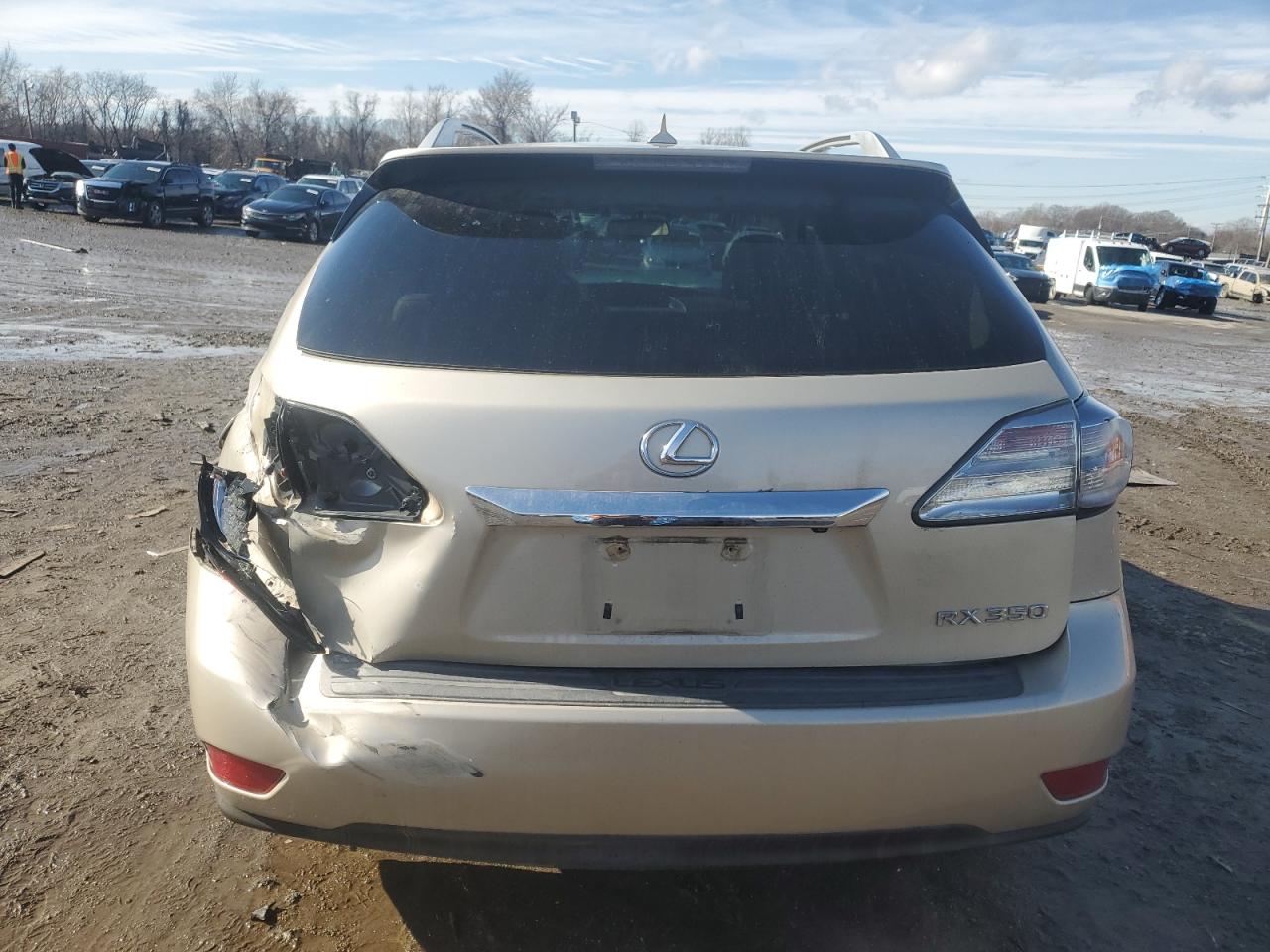 2011 Lexus RX VIN 2T2BK1BA5BC088692 Copart auction photo, undercarriage / all over damage thumbnail 6