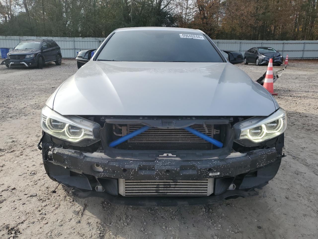 2014 BMW 4er VIN WBA3R5C52EK188679 Copart auction photo, front end / rear end damage thumbnail 5