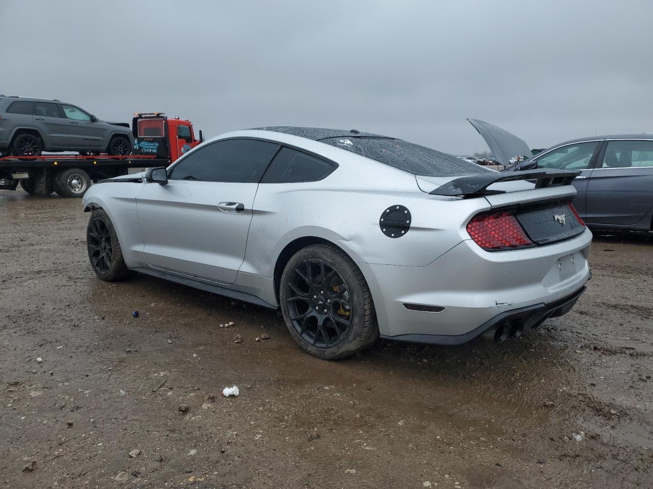 2019 Ford Mustang VIN 1FA6P8TH0K5180842 Copart auction photo, front end / side damage thumbnail 2