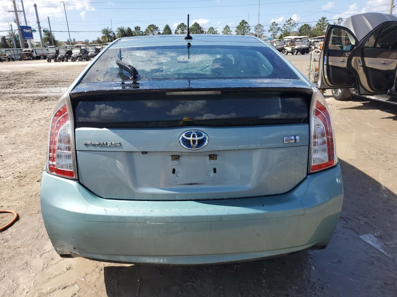 2015 Toyota Prius VIN JTDKN3DU0F1871024 Copart auction photo, all over damage thumbnail 6