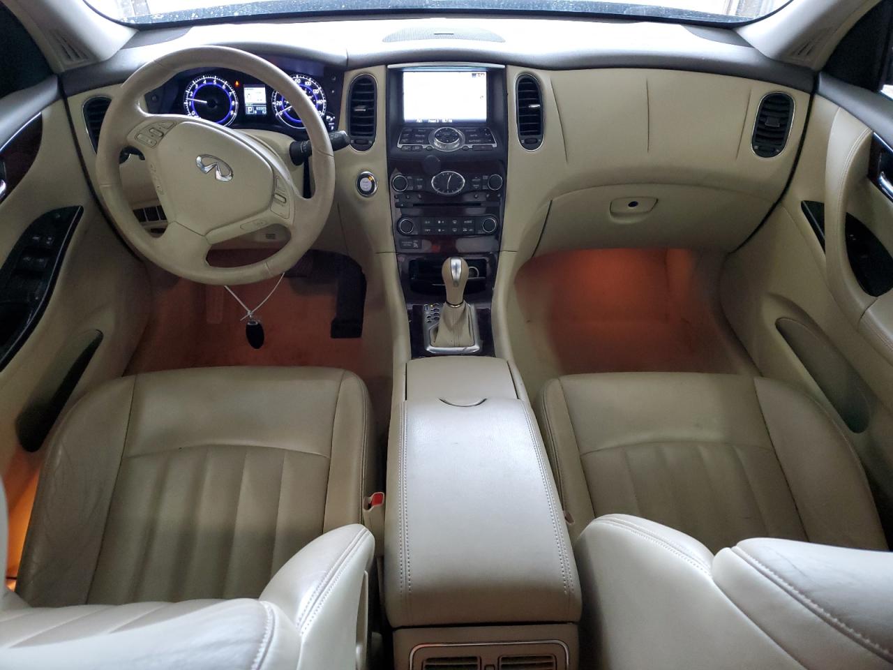 2011 Infiniti EX VIN JN1AJ0HPXBM800497 Copart auction photo, side / minor dent/scratches damage thumbnail 8