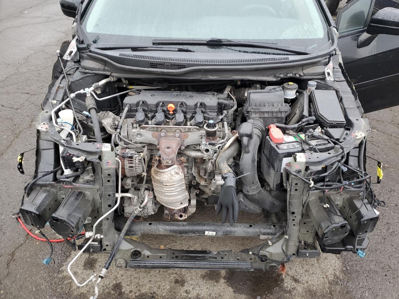 2014 Honda Civic VIN 19XFB2E53EE048093 Copart auction photo, front end damage thumbnail 11