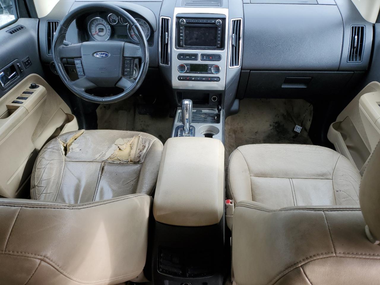 2010 Ford Edge VIN 2FMDK3KCXABA69553 Copart auction photo, front end damage thumbnail 8