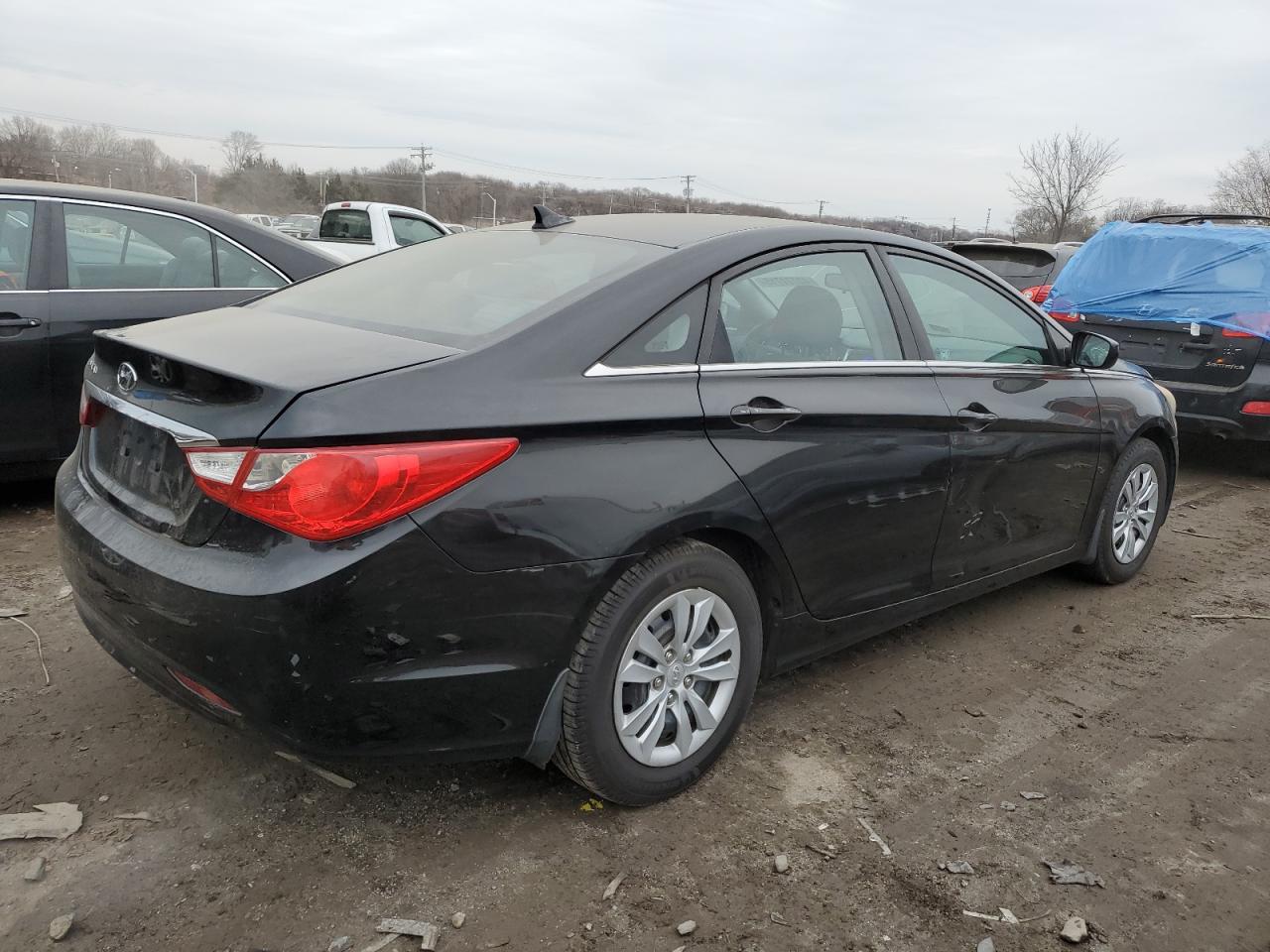2011 Hyundai Sonata VIN 5NPEB4AC7BH158115 Copart auction photo, side damage thumbnail 3