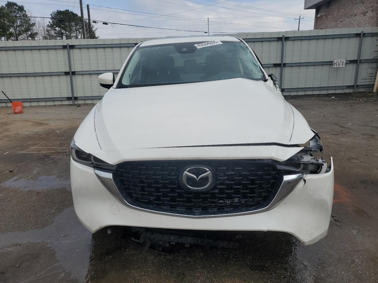 2022 Mazda CX-5 VIN JM3KFBDM4N0604276 Copart auction photo, front end / side damage thumbnail 5