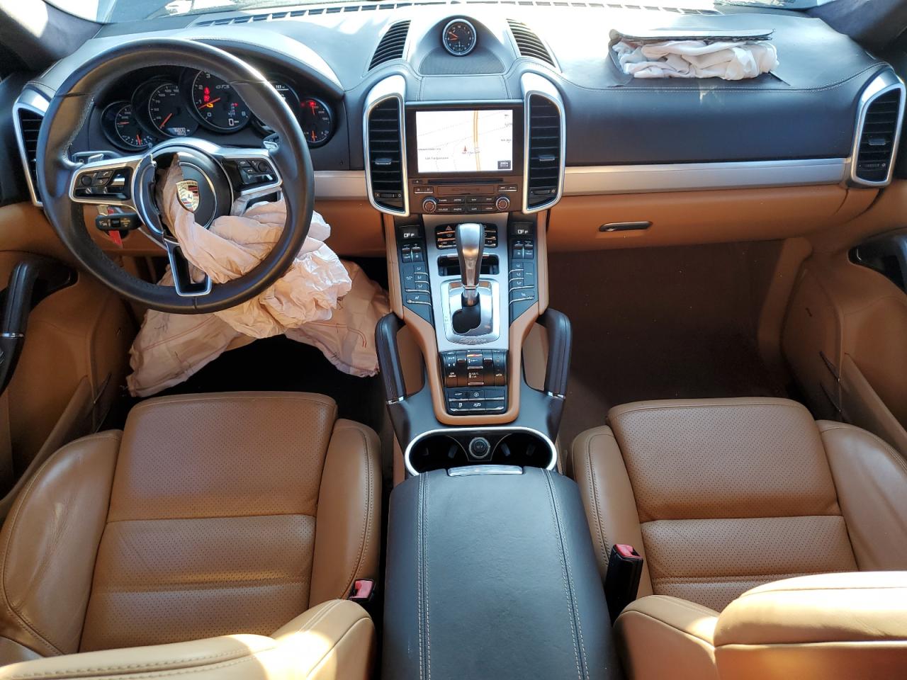 2017 Porsche Cayenne VIN WP1AD2A25HLA81008 Copart auction photo, front end damage thumbnail 8