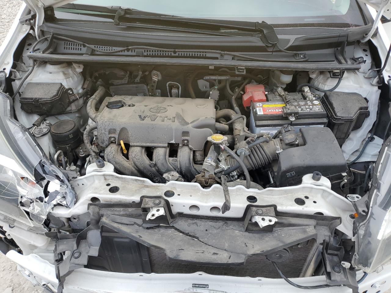 2015 Toyota Yaris VIN VNKKTUD30FA024160 Copart auction photo, front end damage thumbnail 13
