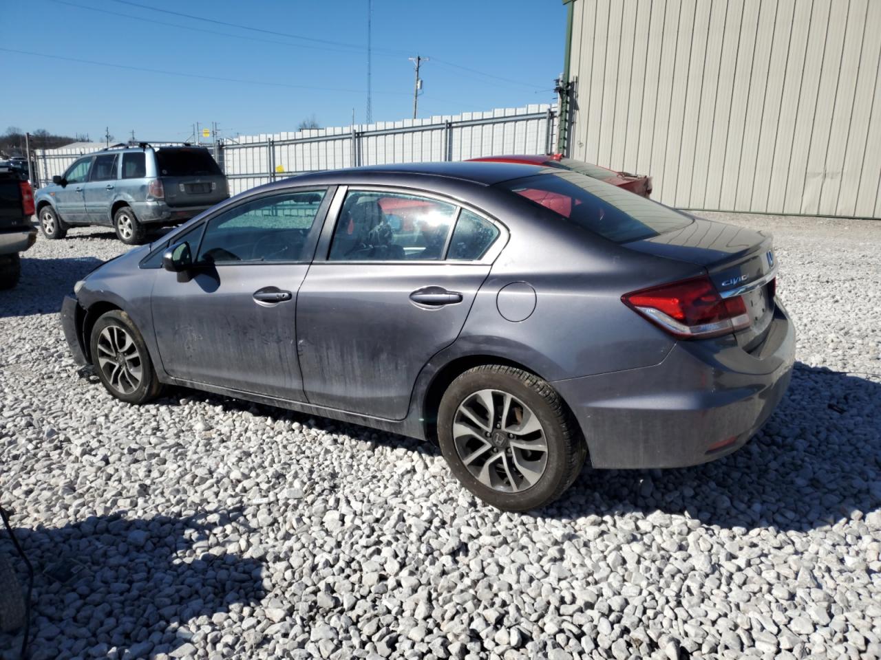 2015 Honda Civic VIN 19XFB2F82FE246173 Copart auction photo, front end damage thumbnail 2