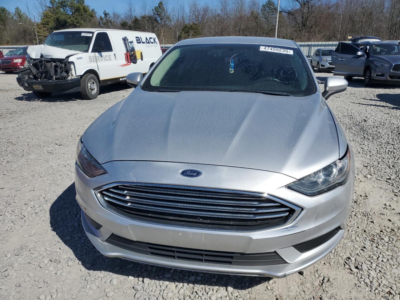 2018 Ford Fusion VIN 3FA6P0LU6JR219797 Copart auction photo, rear end / side damage thumbnail 5