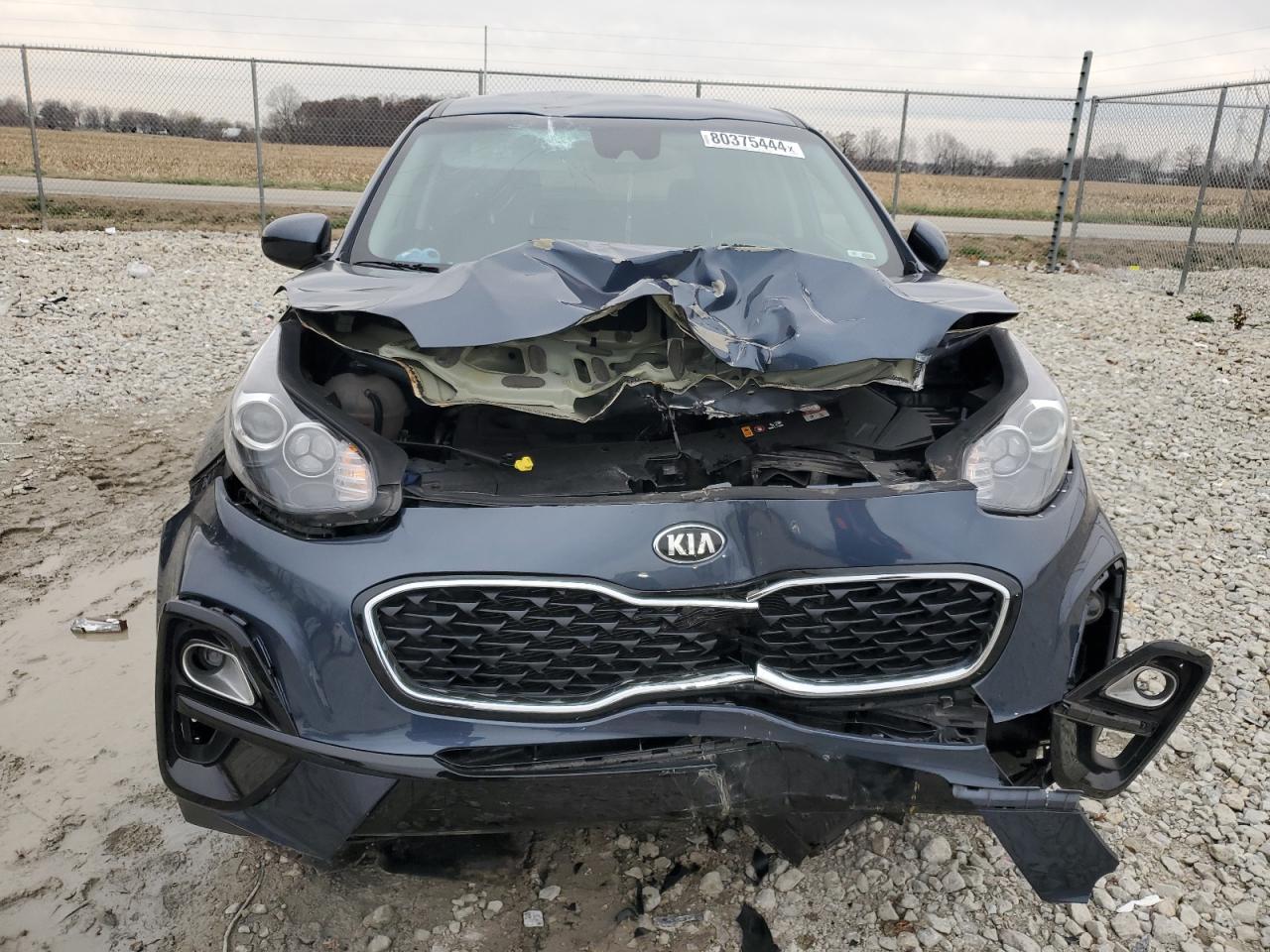 2022 KIA Sportage VIN KNDPMCAC3N7015085 Copart auction photo, mechanical / front end damage thumbnail 5