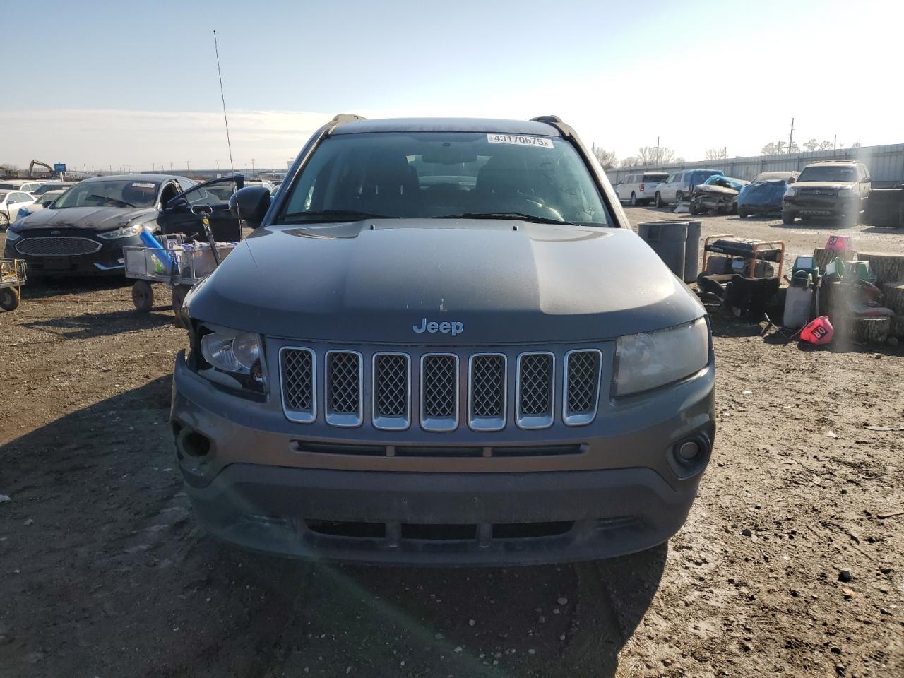 2016 Jeep Compass VIN 1C4NJCEA4GD599431 Copart auction photo, front end / top/roof damage thumbnail 5