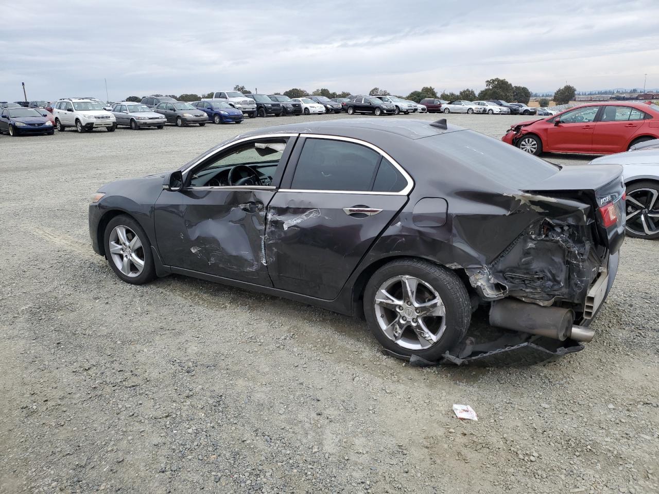 2012 Acura TSX VIN JH4CU2F60CC004026 Copart auction photo, side / rear end damage thumbnail 2