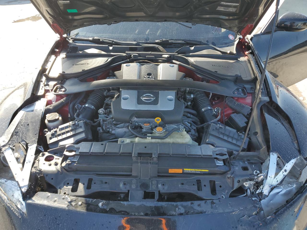 2015 Nissan 370Z VIN JN1AZ4EH9FM443851 Copart auction photo, all over damage thumbnail 12
