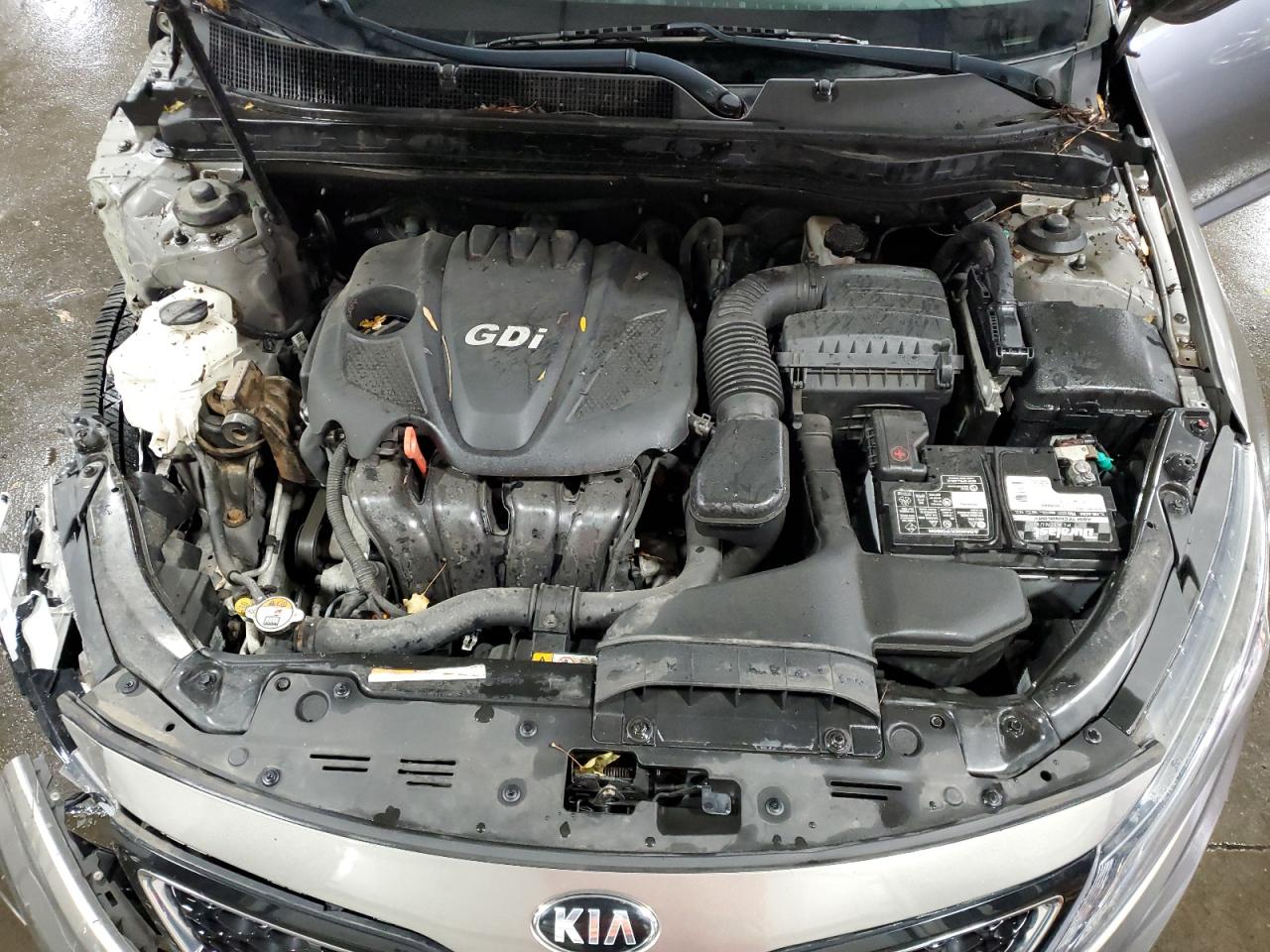 2015 KIA Optima VIN 5XXGN4A79FG352181 Copart auction photo, front end / side damage thumbnail 12