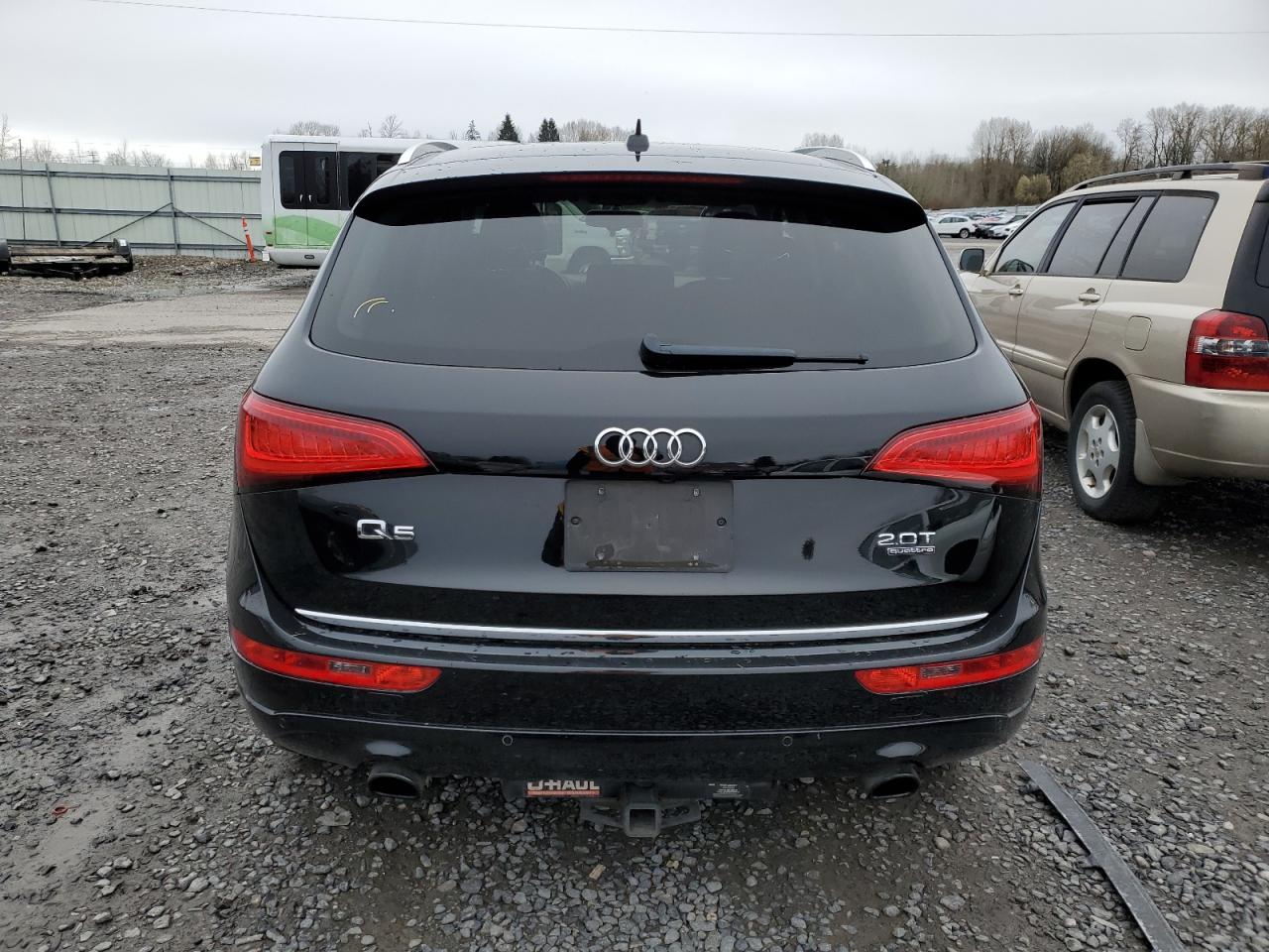 2015 Audi Q5 VIN WA1LFAFP9FA136968 Copart auction photo, front end damage thumbnail 6