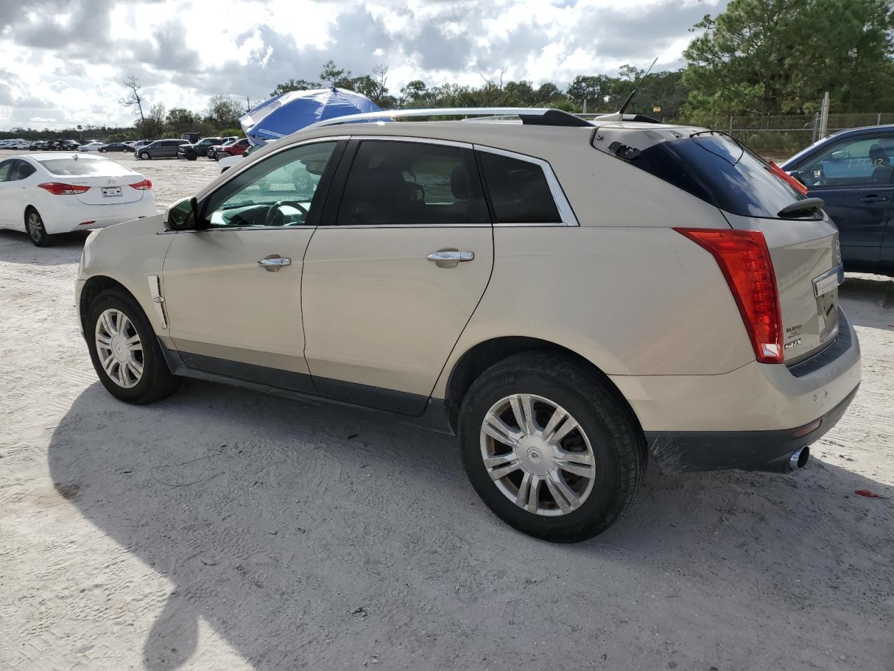 2010 Cadillac SRX VIN 3GYFNAEY2AS555214 Copart auction photo, rear end damage thumbnail 2