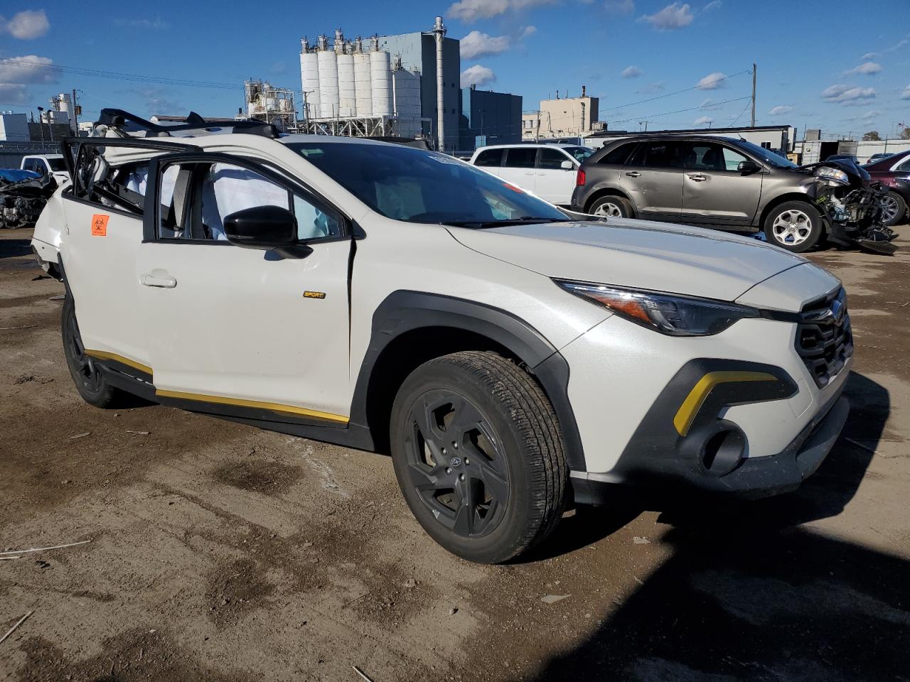 2024 Subaru XV VIN 4S4GUHF63R3765577 Copart auction photo, all over damage thumbnail 4